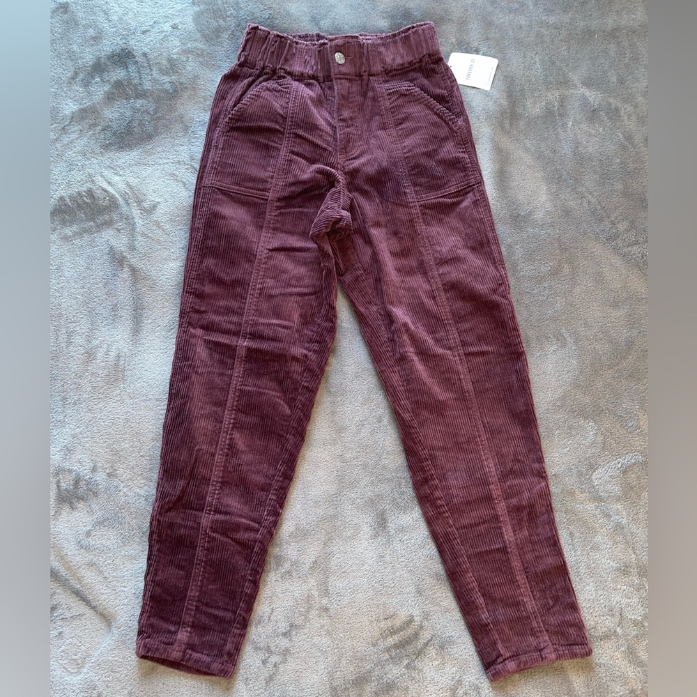 F21 Chocolate Woven Pants